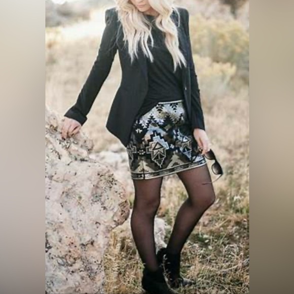 Set of 3, Express Sequin Tank, Peplum Top, & Sequin Mini Skirt - Picture 10 of 10